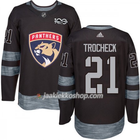 Miehille NHL Florida Panthers Pelipaita Vincent Trocheck 21 1917-2017 100th Anniversary Adidas Musta Authentic Miehille NHL Florida Panthers Pelipaita Vincent Trocheck 21 1917-2017 100th Anniversary Adidas Musta Authentic